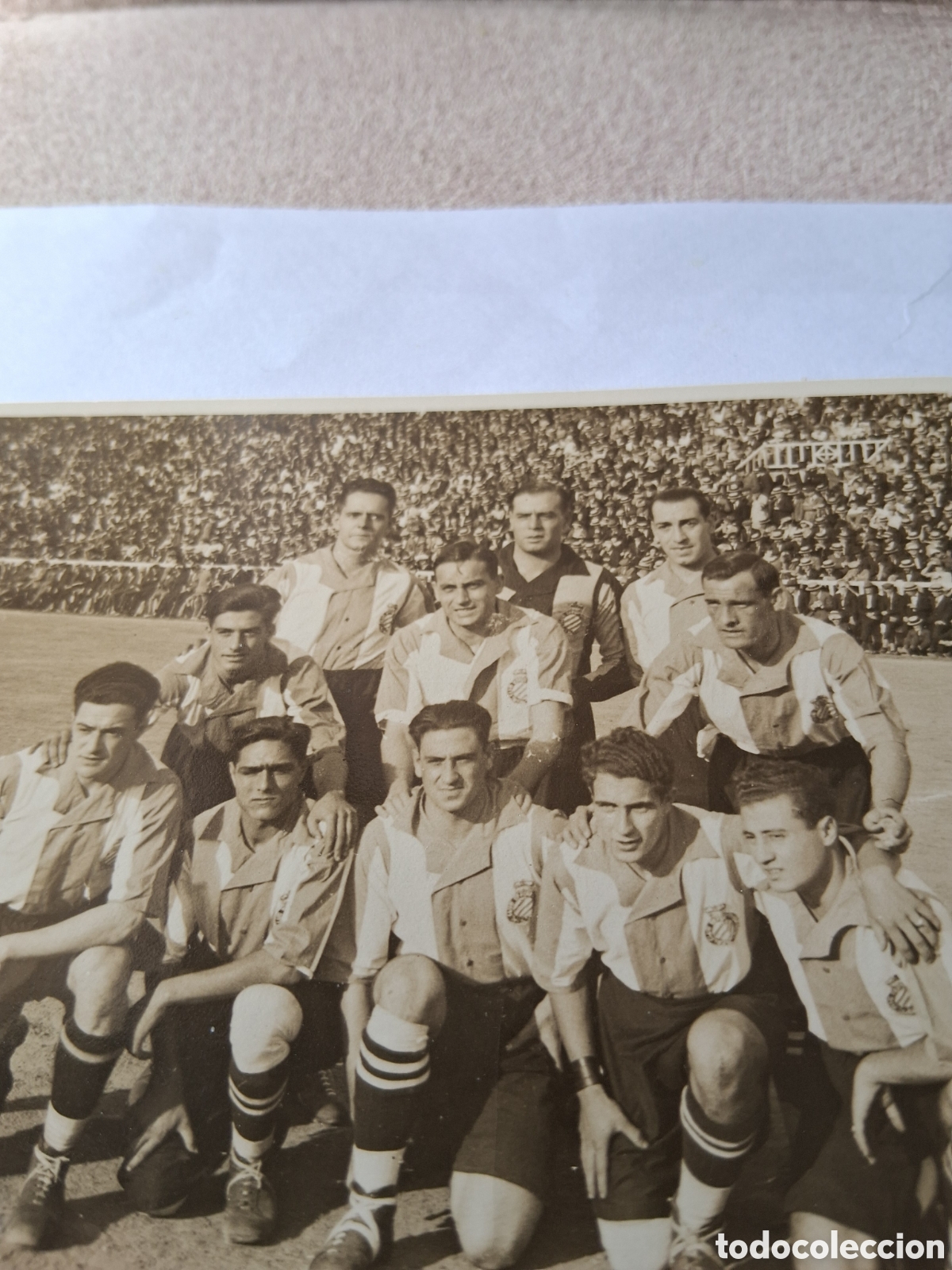 Coleccionismo deportivo: RCDE ESPA&Ntilde;OL. POSTAL A&Ntilde;OS 20. - Foto 4