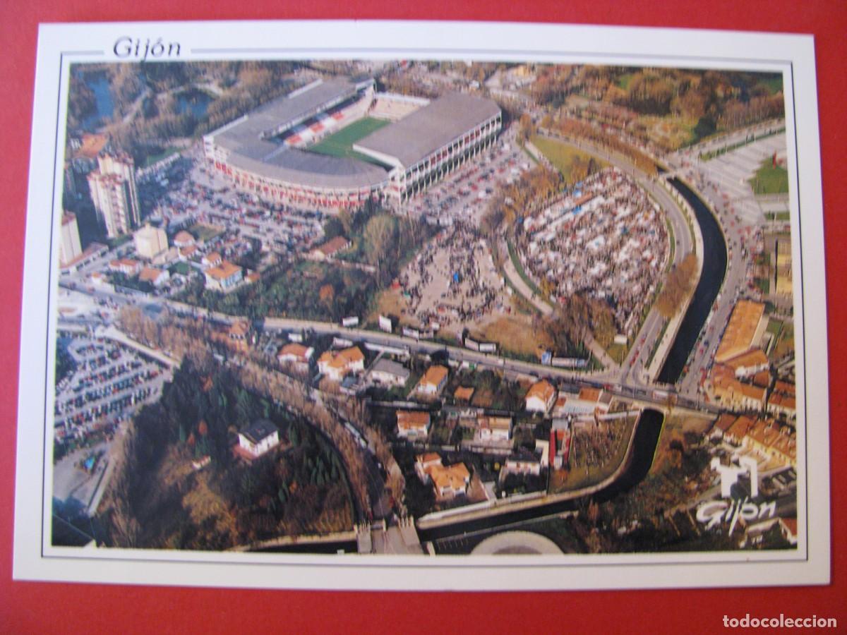 Coleccionismo deportivo: POSTAL DE GIJON. EL MOLINON Y EL RASTRO. EXCL. MORO. - Foto 1