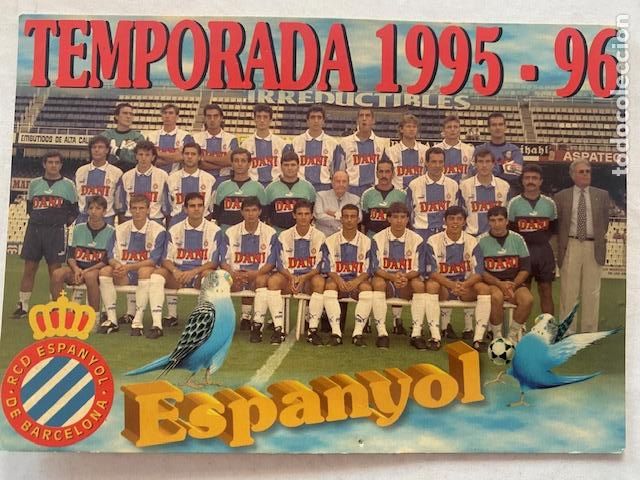 Coleccionismo deportivo: RCD ESPANYOL. 1995-96. POSTAL SIN CIRCULAR. 17 X 12 CM. - Foto 1