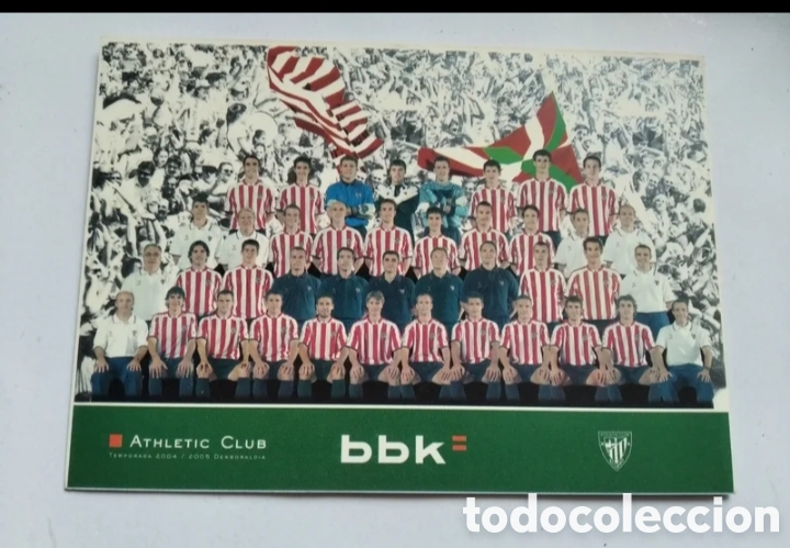 Coleccionismo deportivo: Postal Athletic Club de Bilbao - Foto 1