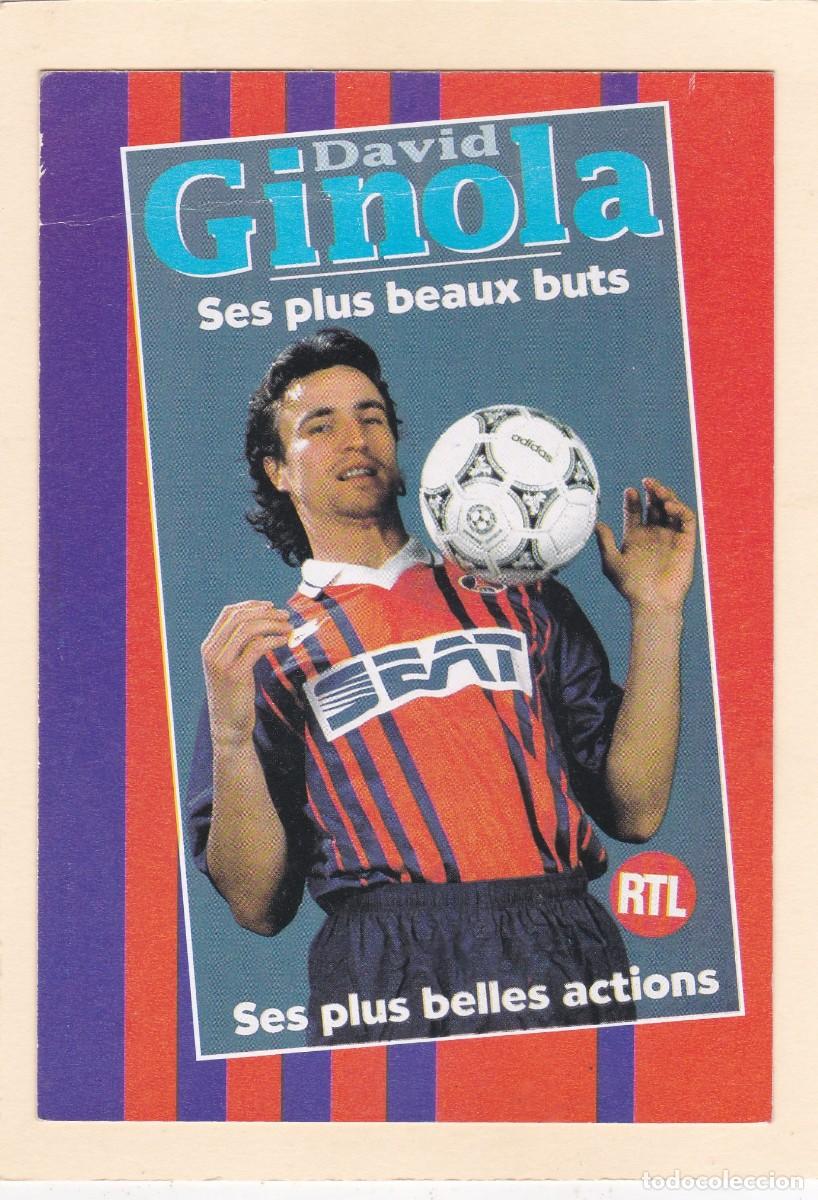 Coleccionismo deportivo: DAVID GINOLA. PSG. PARIS SAINT GERMAIN - Foto 1