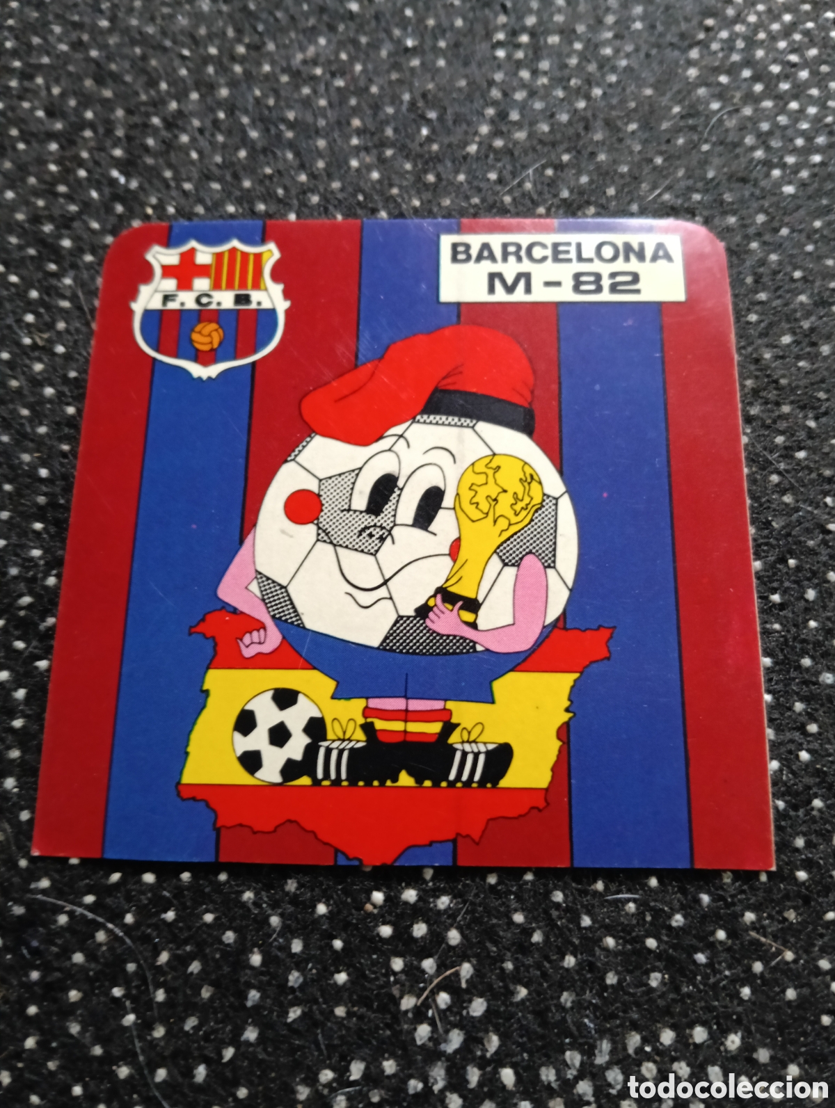 Coleccionismo deportivo: Pegatina del Barcelona M-82 - Foto 1