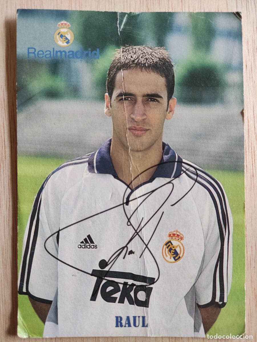 Coleccionismo deportivo: POSTAL RAUL REAL MADRID - Foto 1