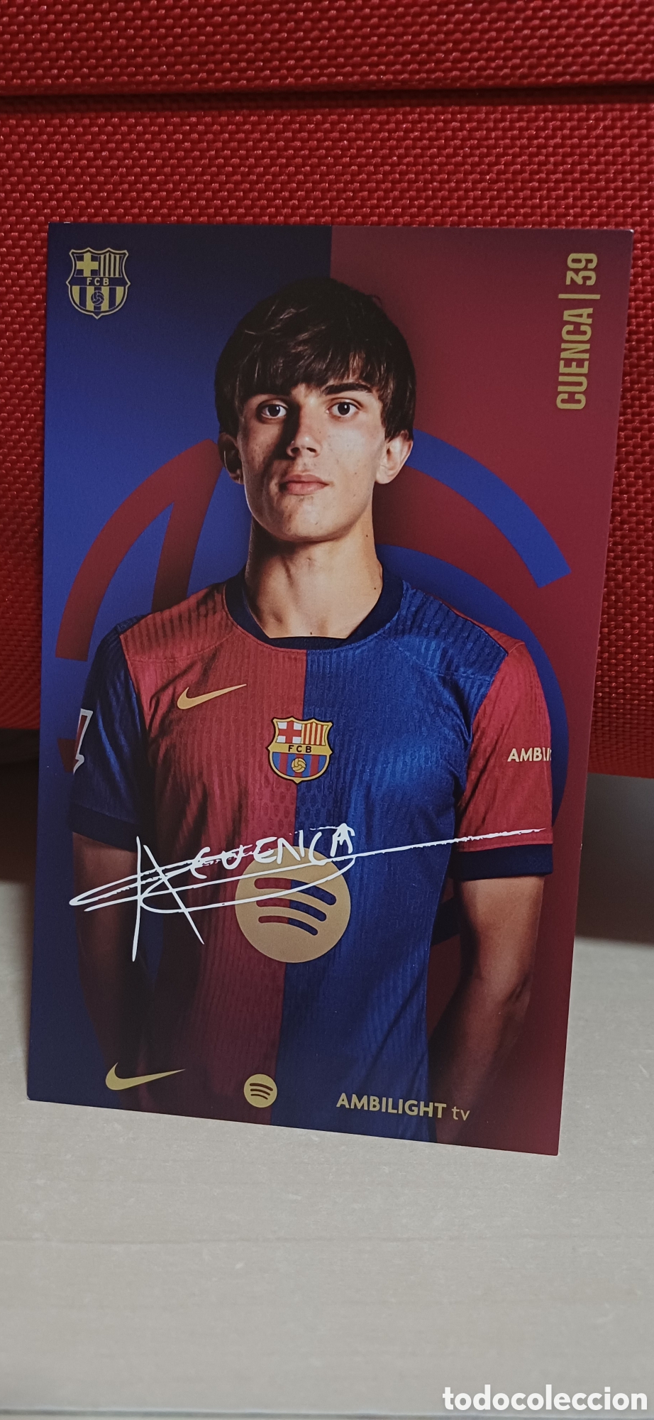 Coleccionismo deportivo: Andr&eacute;s CUENCA FCBarcelona - Foto 1