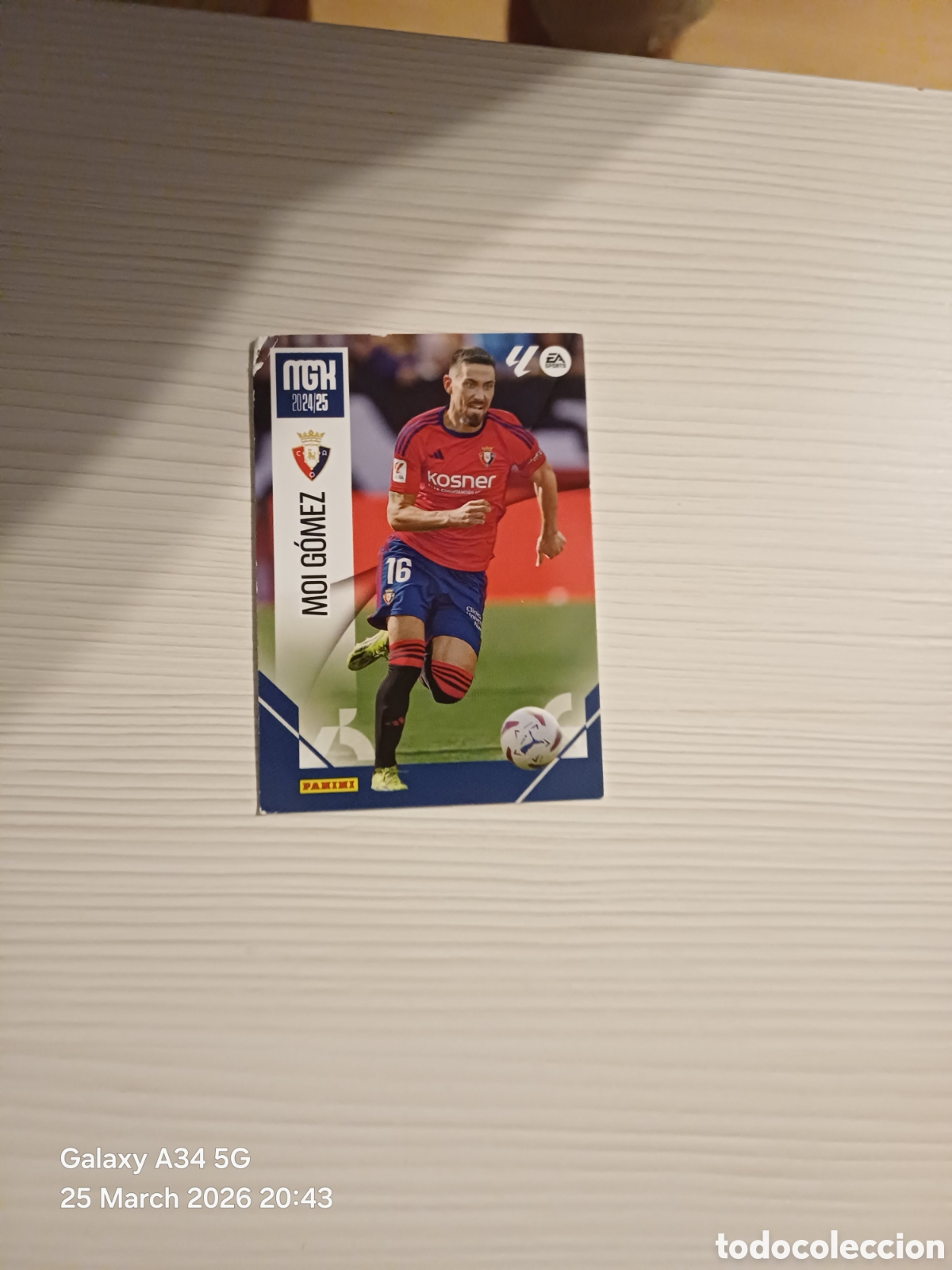 Coleccionismo deportivo: Moi G&oacute;mez MEGACRACKS 2024 2025
