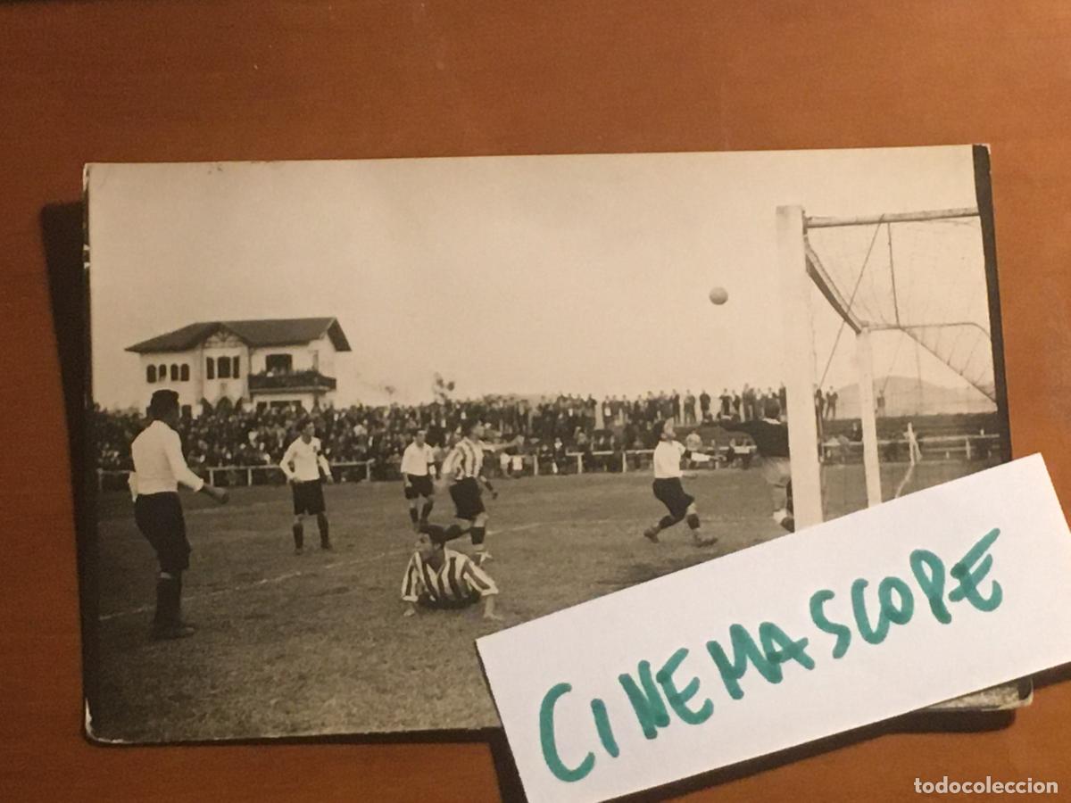 Coleccionismo deportivo: real union de irun logro&ntilde;o postal fotografica original muy antigua a&ntilde;os 20