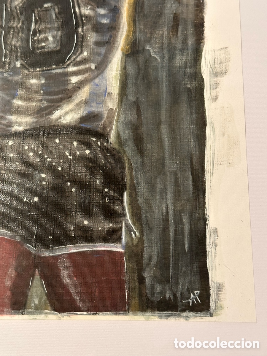 Coleccionismo deportivo: Dibujo Maradona ( Antonio Placido ) - Foto 2
