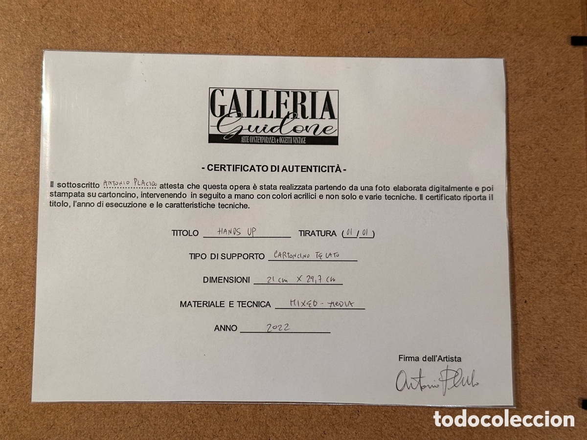 Coleccionismo deportivo: Dibujo Maradona ( Antonio Placido ) - Foto 3