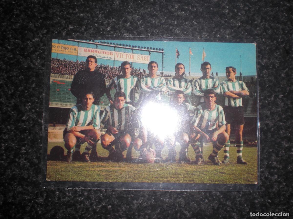 Coleccionismo deportivo: POSTAL REAL BETIS A&Ntilde;OS 60