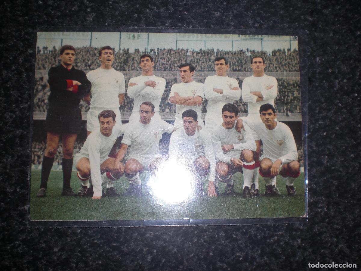 Coleccionismo deportivo: POSTAL SEVILLA CF A&Ntilde;OS 60