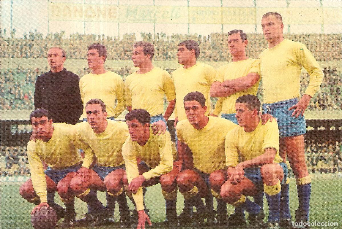 Coleccionismo deportivo: POSTAL UD LAS PALMAS A&Ntilde;OS 60