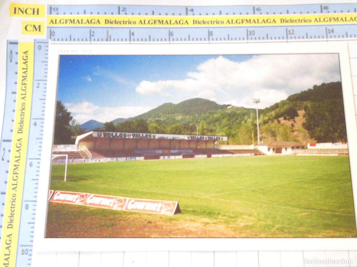 Coleccionismo deportivo: POSTAL ESTADIO CAMPO DE F&Uacute;TBOL. OLOT GERONA MUNICIPAL 07 LLORENS. 2239
