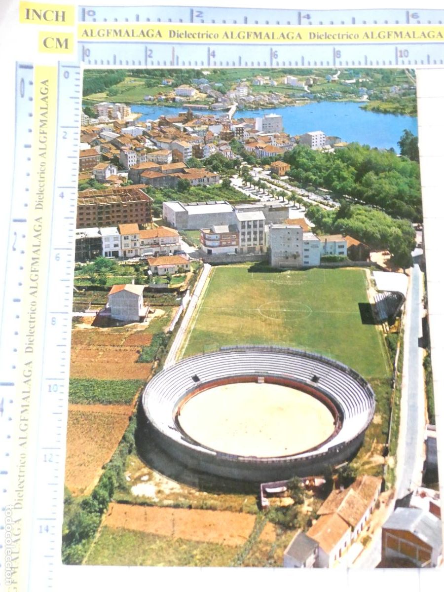 Coleccionismo deportivo: POSTAL ESTADIO CAMPO DE F&Uacute;TBOL. A&Ntilde;O 1973. NOYA CORU&Ntilde;A PLAZA DE TOROS ESTADIO 5002 FAMA. 2244