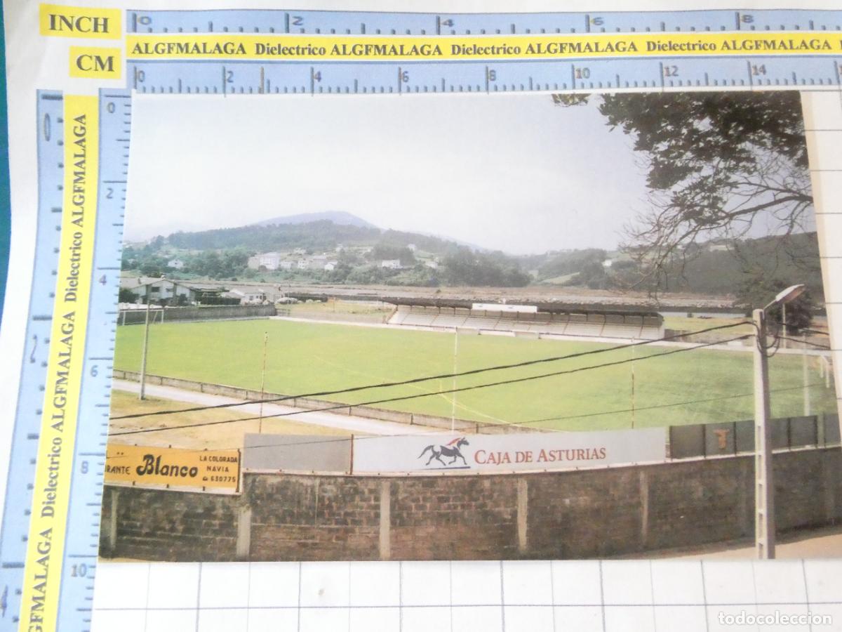 Coleccionismo deportivo: POSTAL ESTADIO CAMPO DE F&Uacute;TBOL. NAVIA ASTURIAS EL PARDO. ESCENARIOS F&Uacute;TBOL ASTURIANO 2249