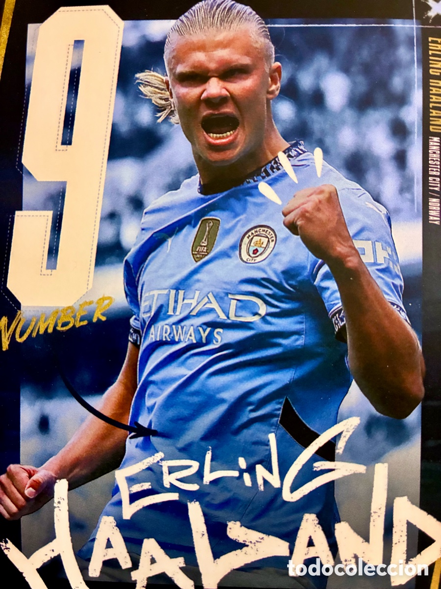 Coleccionismo deportivo: ERLING HAALAND - POSTAL (11 x 14 cms) - MANCHESTER CITY -
