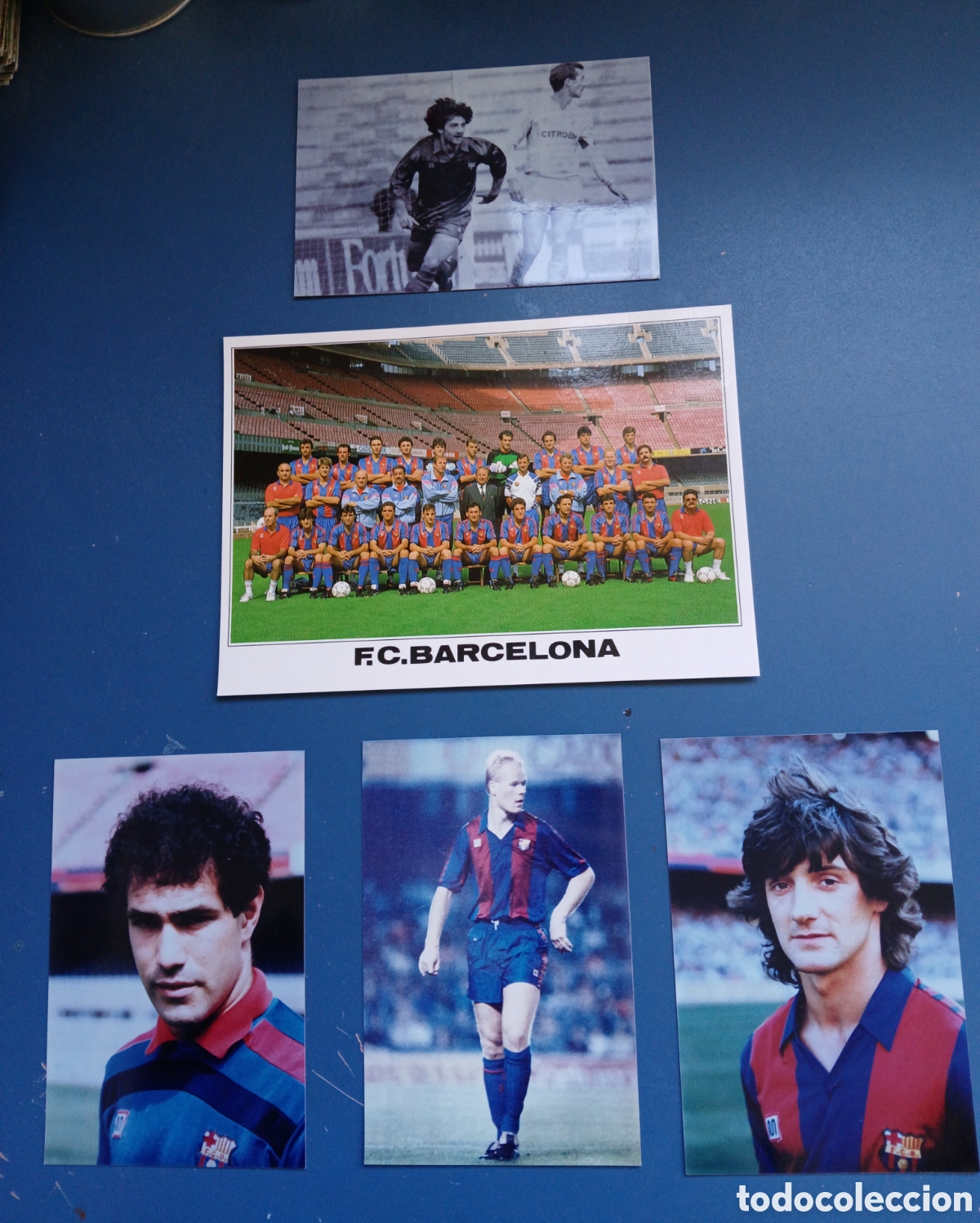 Coleccionismo deportivo: conjunto fotografias F.C Barcelona &rdquo;dream-team&rdquo; a&ntilde;os 90