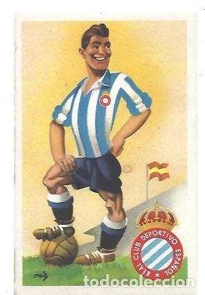 Coleccionismo deportivo: TARJETA POSTAL EQUIPOS DE FUTBOL SERIE A REAL CLUB DEPORTIVO ESPA&Ntilde;OL JUFRAN