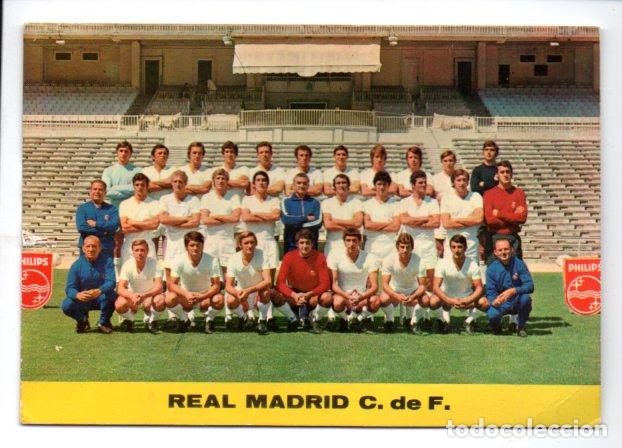 Coleccionismo deportivo: POSTAL REAL MADRID TEMPORADA 72-73