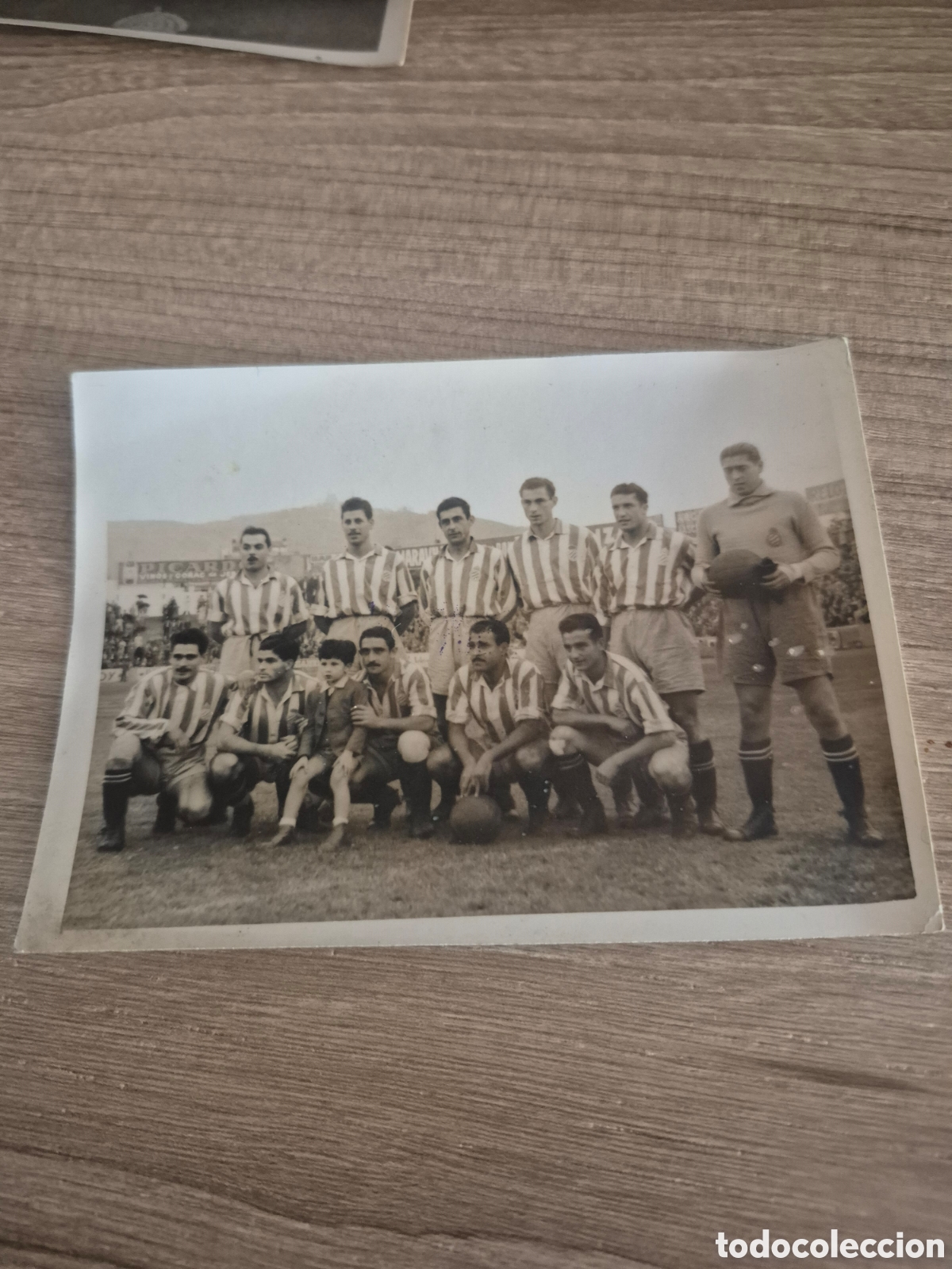 Coleccionismo deportivo: PLANTILLA DEL REAL CLUB DEPORTIVO ESPANYOL FOTOGRAFO CLARET