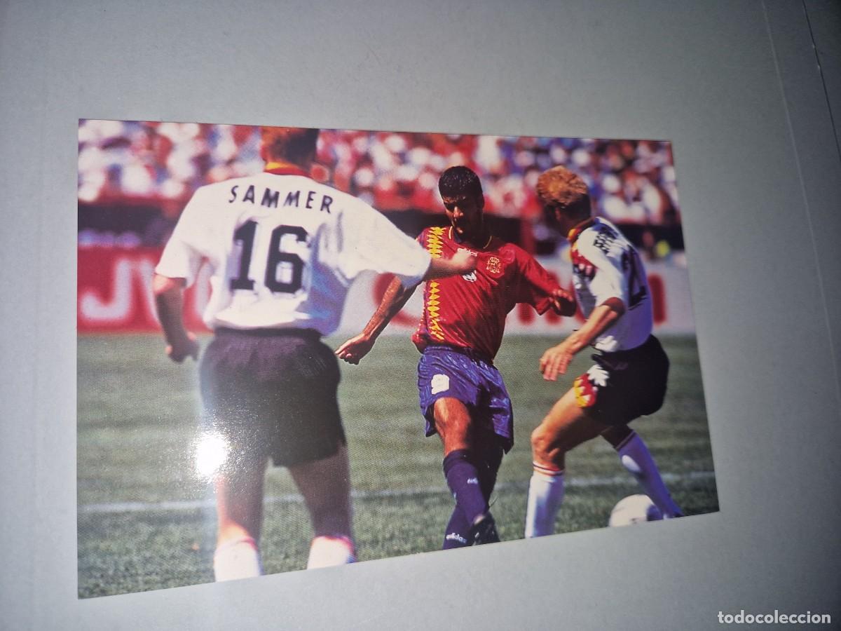 Coleccionismo deportivo: POSTAL FOTO FOTOGRAFIA SIN CIRCULAR SELECCION ESPA&Ntilde;OLA ESPA&Ntilde;A , PEP GUARDIOLA