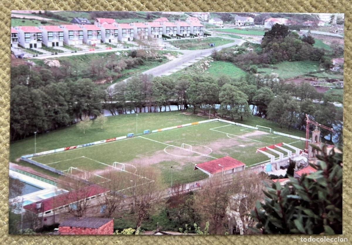 Coleccionismo deportivo: Postal estadio campo de f&uacute;tbol Vilanova - S. D. Alaricana - Allariz (Ourense)