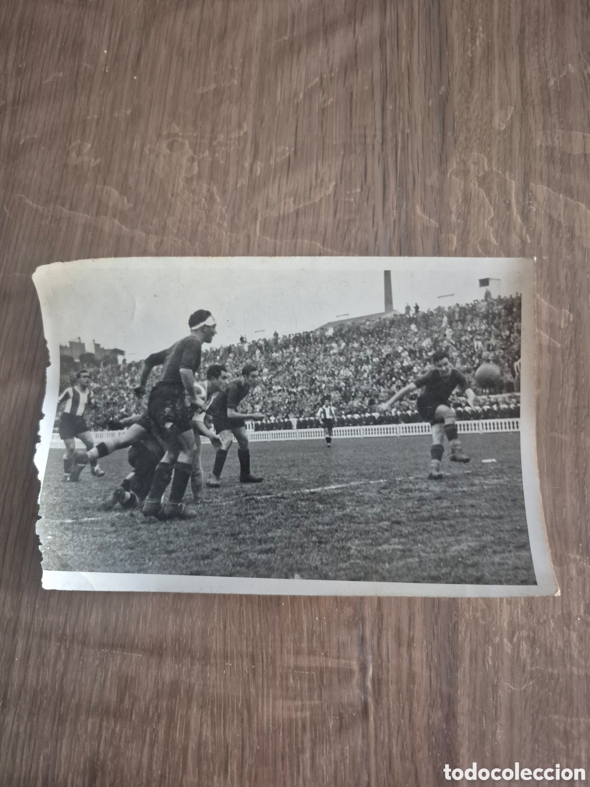 Coleccionismo deportivo: FOTOGRAFIA PARTIDO F.C.BARCELONA , FOTOS CLARET DE TAMA&Ntilde;O GRANDE