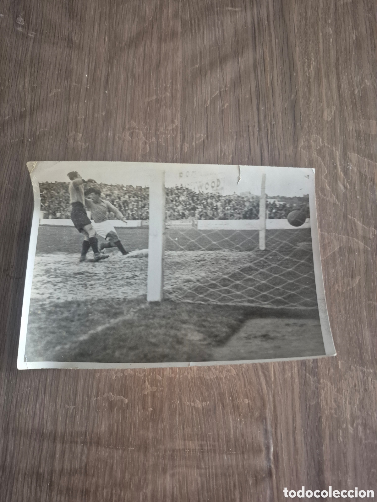 Coleccionismo deportivo: FOTOGRAFIA DE UN GOL , FOTOS CLARET DE TAMA&Ntilde;O GRANDE