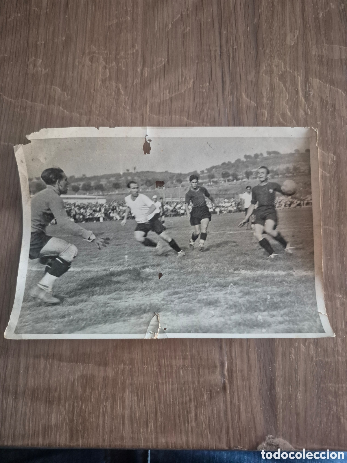 Coleccionismo deportivo: FOTOGRAFIA PARTIDO F.C.BARCELONA , FOTOS CLARET DE TAMA&Ntilde;O GRANDE