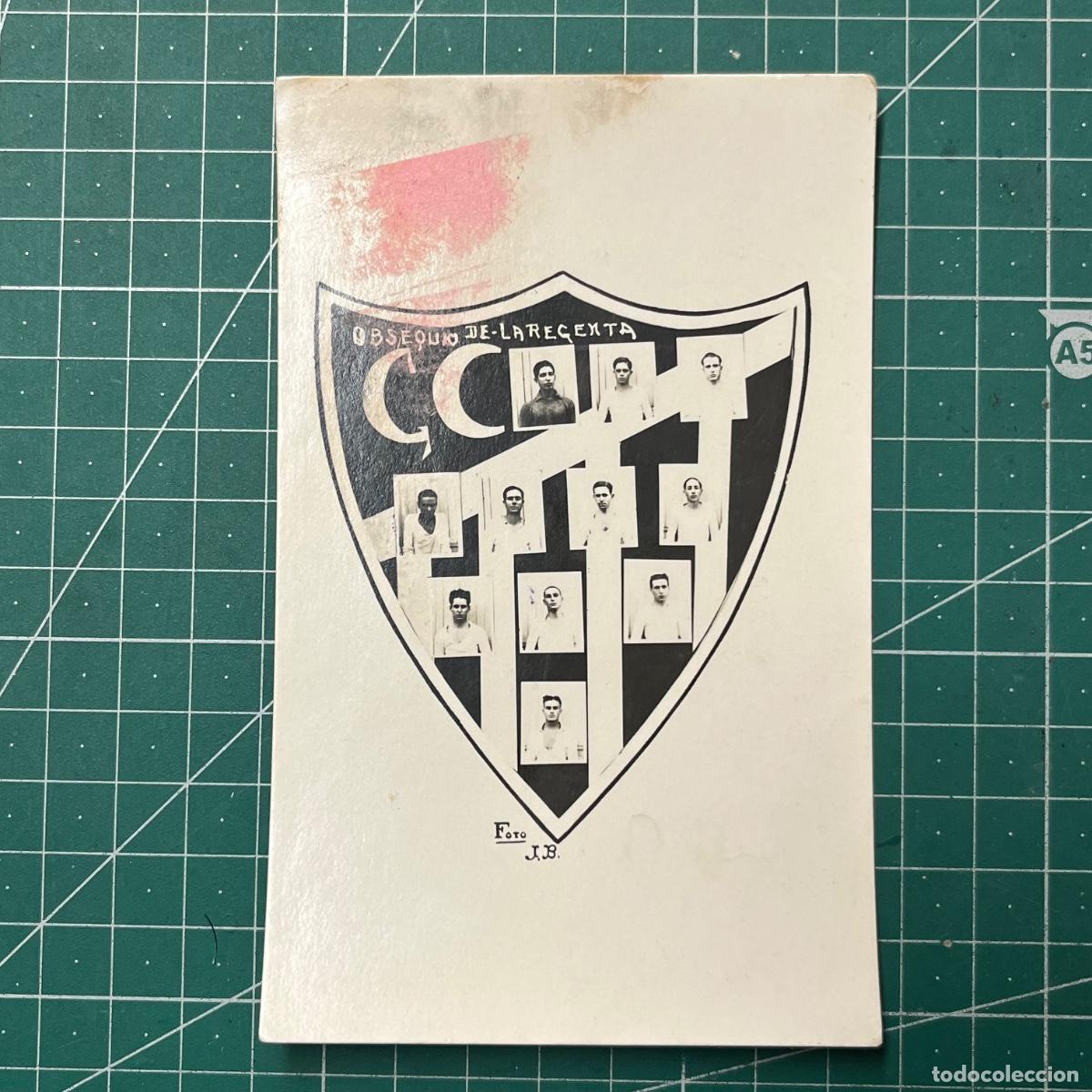 Coleccionismo deportivo: Postal del escudo del equipo de futbol Gran Canaria, editado por La Regenta