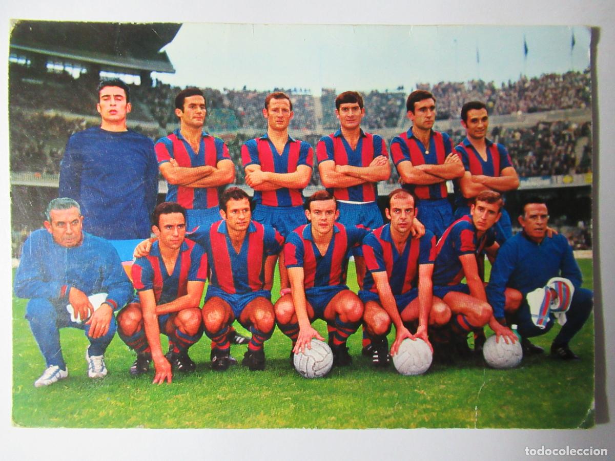 Collectionnisme sportif: POSTAL F.C. BARCELONA - N&ordm; 06 - EQUIPO DEL C.F. BARCELONA - A&Ntilde;O 1969 - S/C