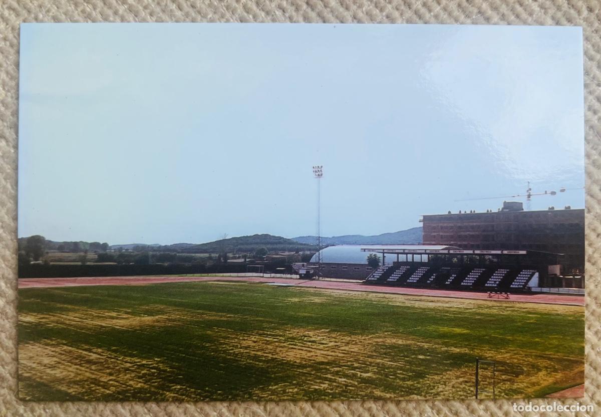 Coleccionismo deportivo: Postal estadio campo de f&uacute;tbol Josep Plai Arbones - Palafrugell - Girona