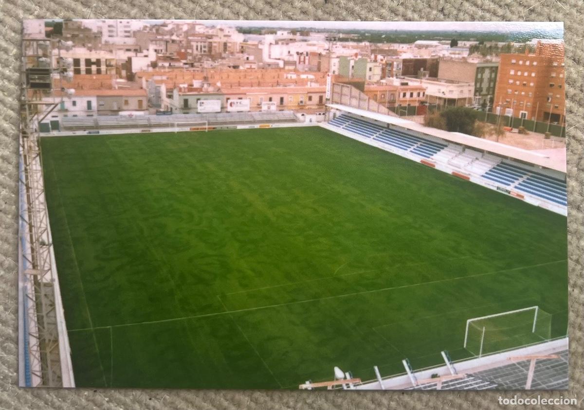 Coleccionismo deportivo: Postal estadio campo de f&uacute;tbol Municipal San Fernando - Burriana (Castell&oacute;n)