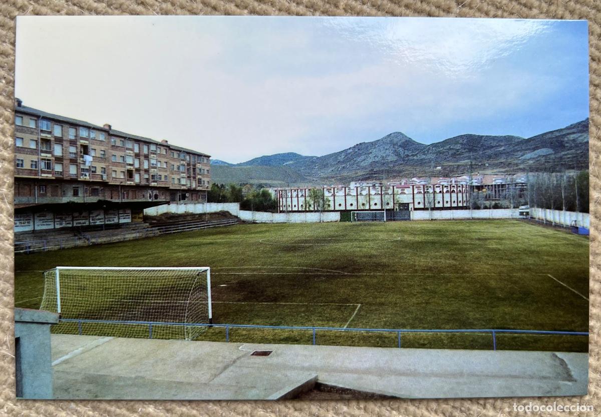 Coleccionismo deportivo: Postal estadio campo de f&uacute;tbol La Vega - C. D. Utrillas - Teruel