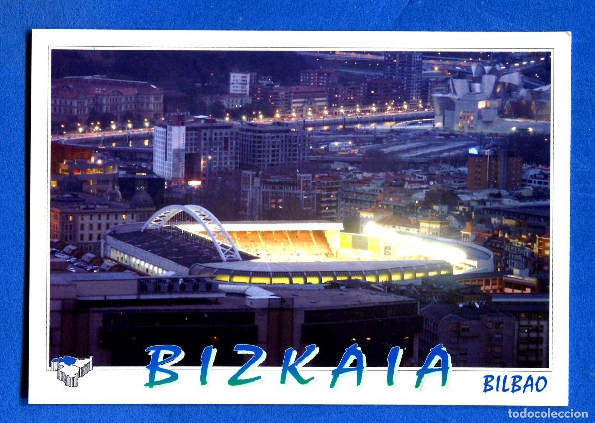 Collectionnisme sportif: POSTAL SIN CIRCULAR BILBA0O 41 CAMPO FUTBOL SAN MAMES EDITA POSTAL NORTE