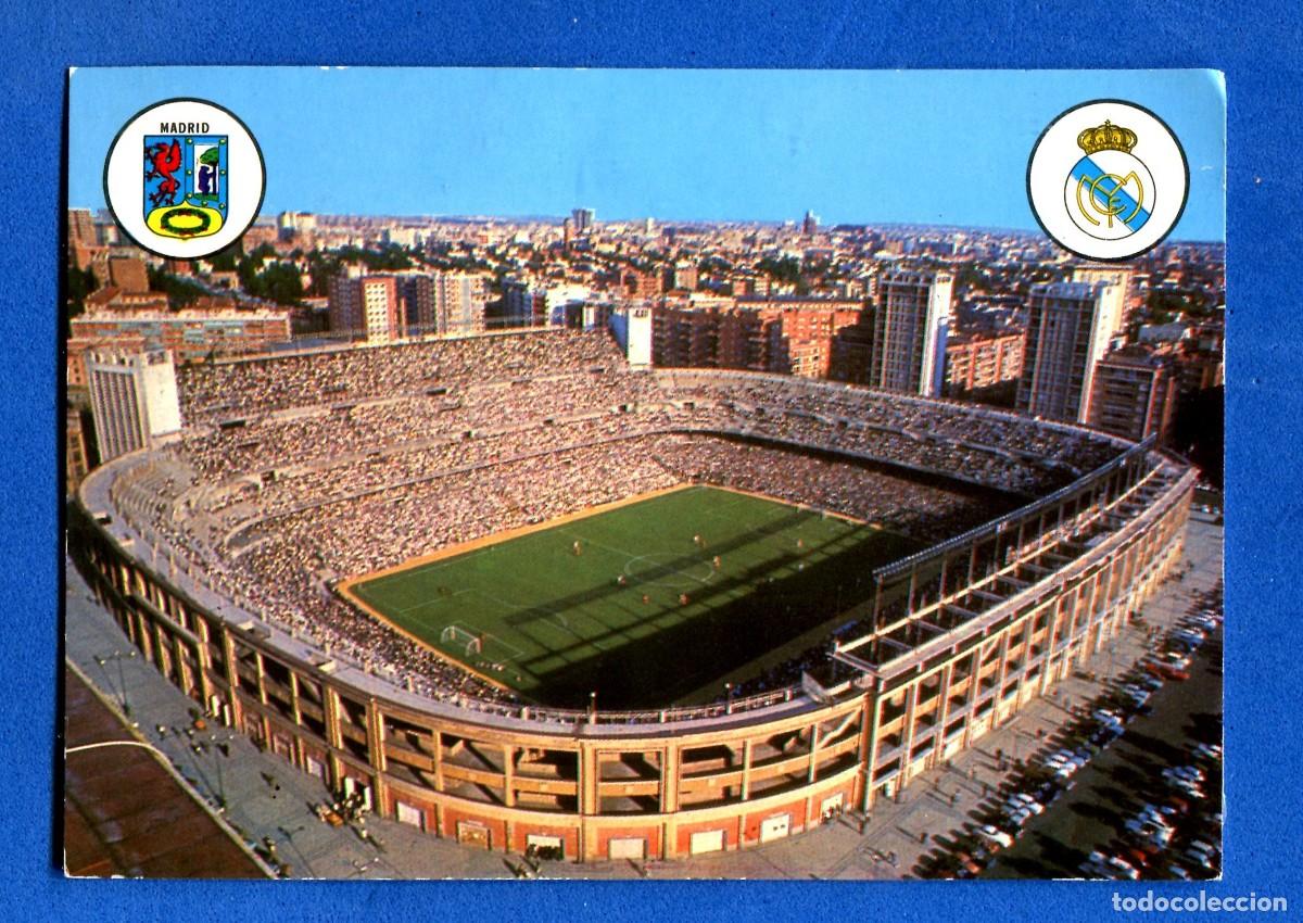 Coleccionismo deportivo: POSTAL SIN CIRCULAR MADRID CAMPO FUTBOL SANTIAGO BERNABEU EDITA BERGAS