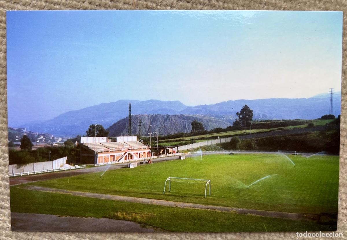 Coleccionismo deportivo: Postal estadio campo de f&uacute;tbol Federico Balbuena - Gallarta (Vizcaya)
