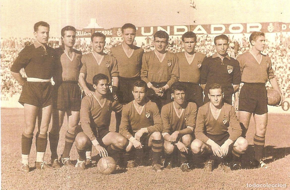 Coleccionismo deportivo: POSTAL FOTOGR&Aacute;FICA UD ESPA&Ntilde;A T&Aacute;NGER 1954/55