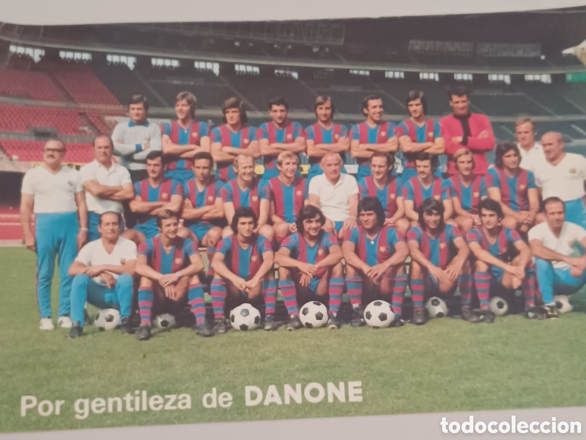 Coleccionismo deportivo: Foto FC Barcelona 1975-76
