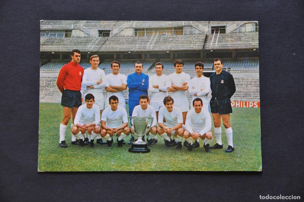 Coleccionismo deportivo: REAL MADRID C. F. CAMPE&Oacute;N DE LIGA TEMPORADA 1967-1968
