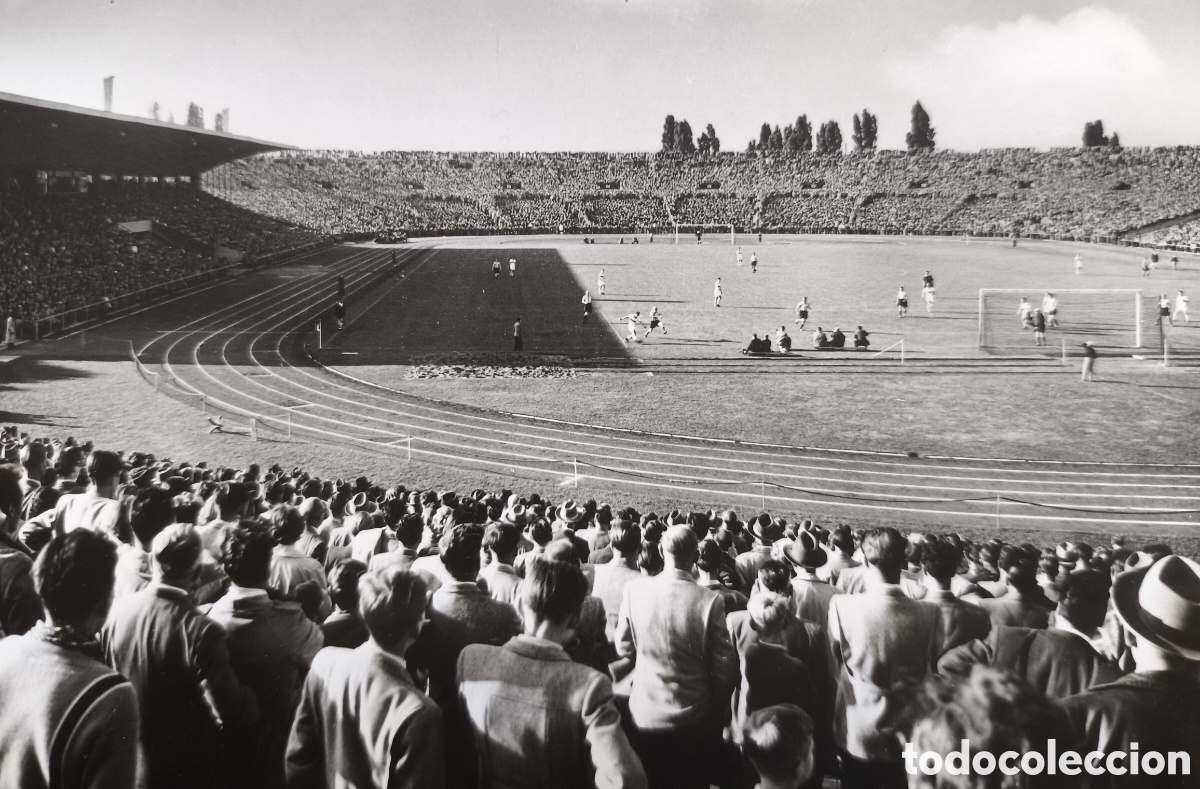 Coleccionismo deportivo: STADIUM FOOTBALL POSTCARD STUTTGART NECKAR - STADION POSTAL FOTOGR&Aacute;FICA ESTADIO F&Uacute;TBOL C. 1955