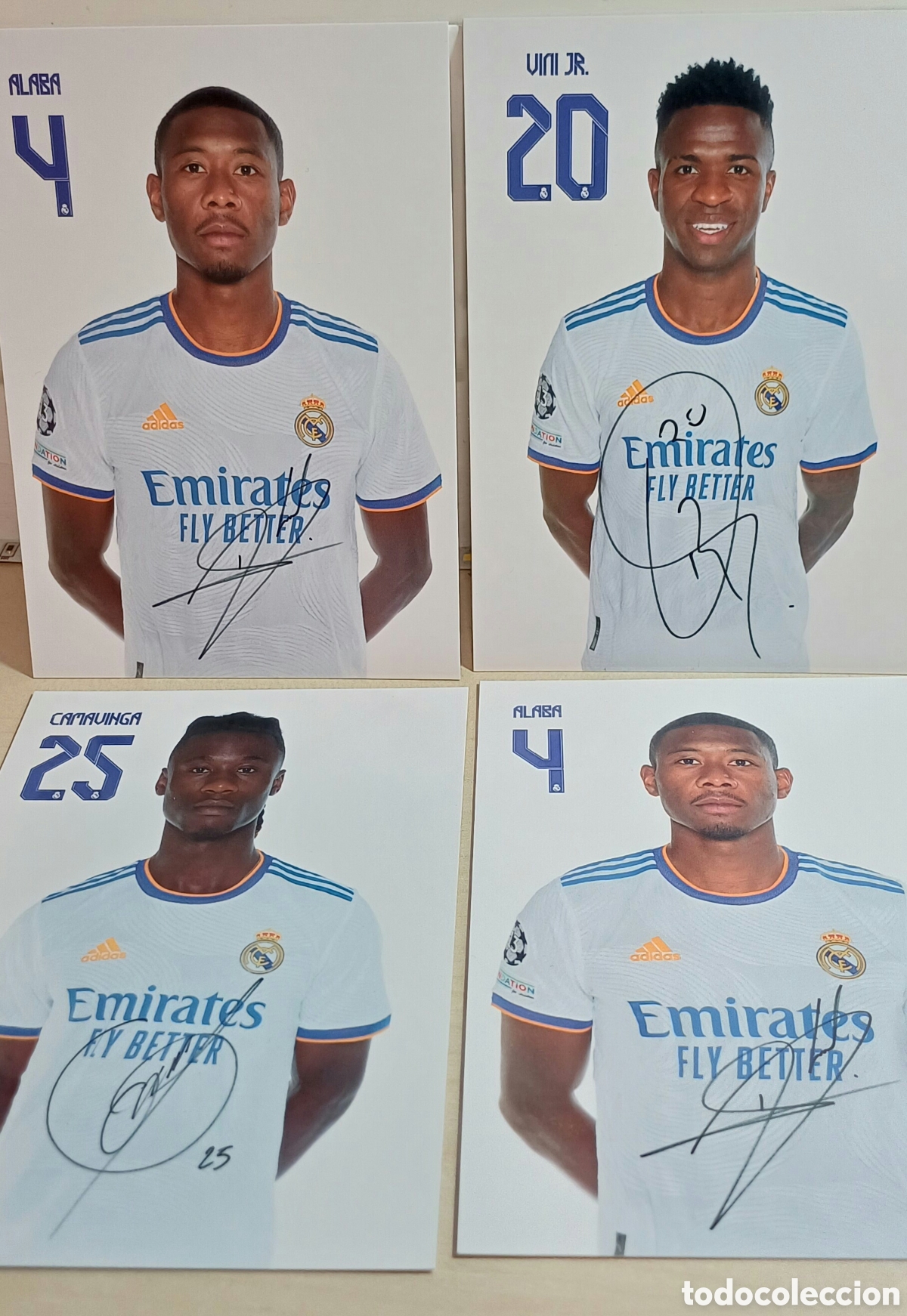 Coleccionismo deportivo: Postales Real Madrid Vinicius