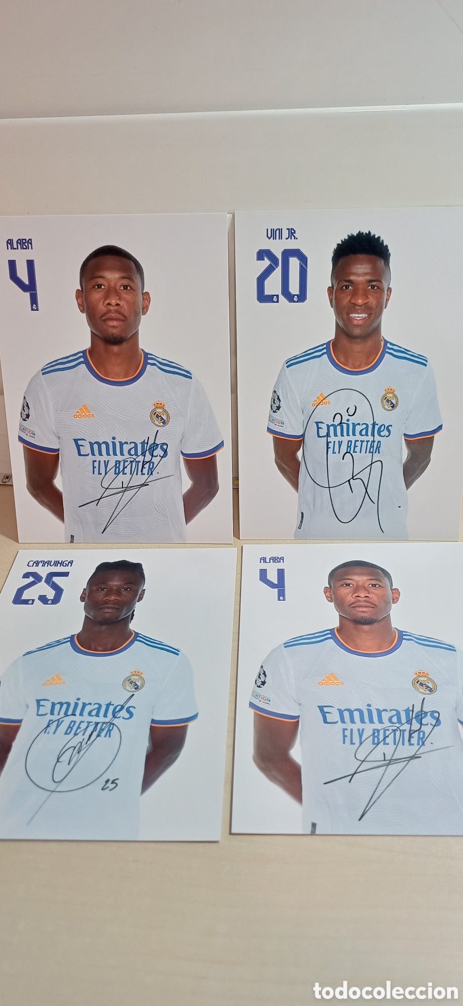 Coleccionismo deportivo: Postales Real Madrid Vinicius