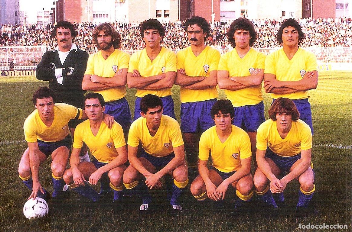Coleccionismo deportivo: POSTAL FOTOGR&Aacute;FICA C&Aacute;DIZ CF TEMPORADA 1981/82