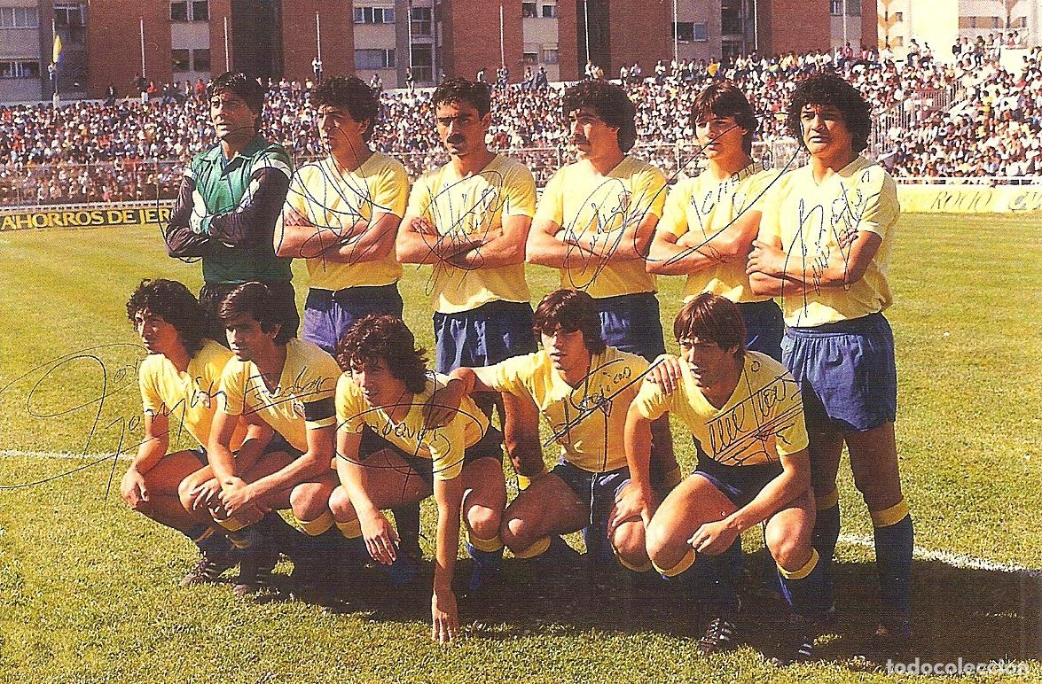 Coleccionismo deportivo: POSTAL FOTOGR&Aacute;FICA C&Aacute;DIZ CF TEMPORADA 1982/83