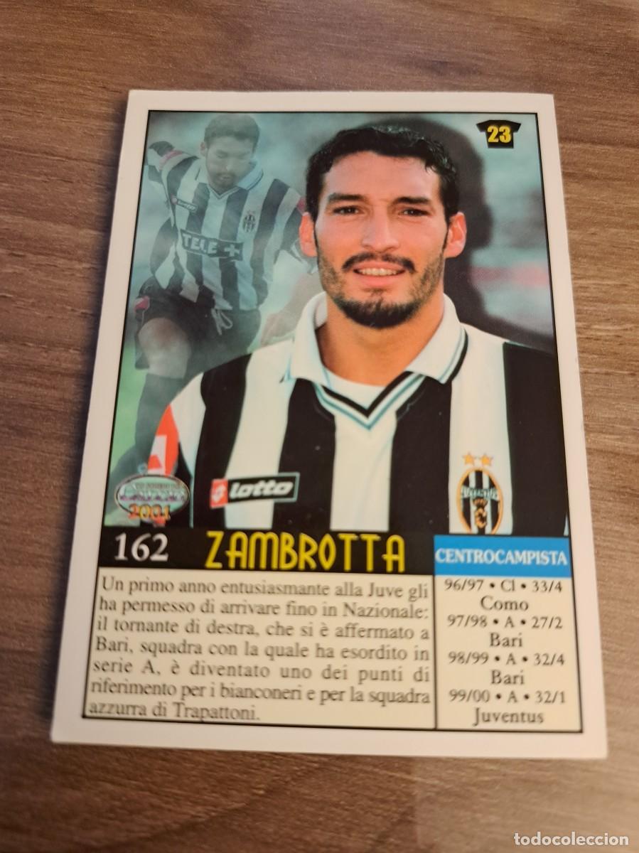 Coleccionismo deportivo: Atenci&oacute;n seguidores del Barcelona. Card de Zambrotta con la Juventus