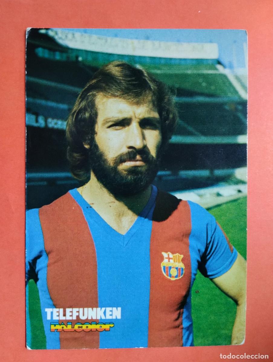Coleccionismo deportivo: POSTAL JUANJO FC BARCELONA EDIGRAF TELEFUNKEN FUTBOL BAR&Ccedil;A.