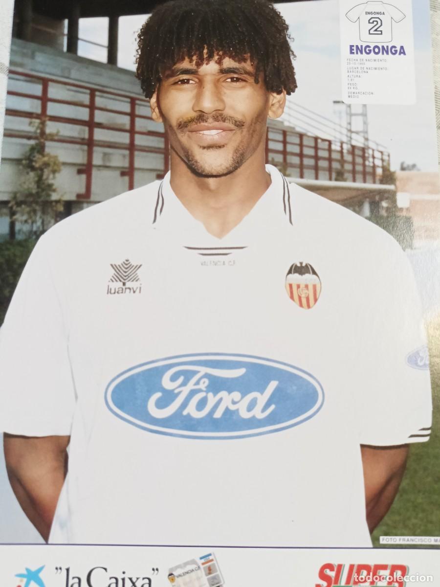 Coleccionismo deportivo: Poster Engonga. Valencia C.F. N&deg; 2