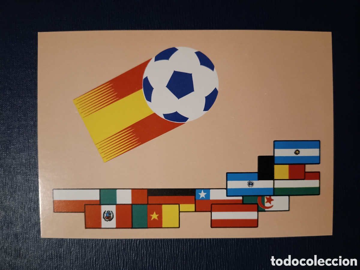 Coleccionismo deportivo: POSTAL DEL MUNDIAL DE FUTBOL ESPA&Ntilde;A 82