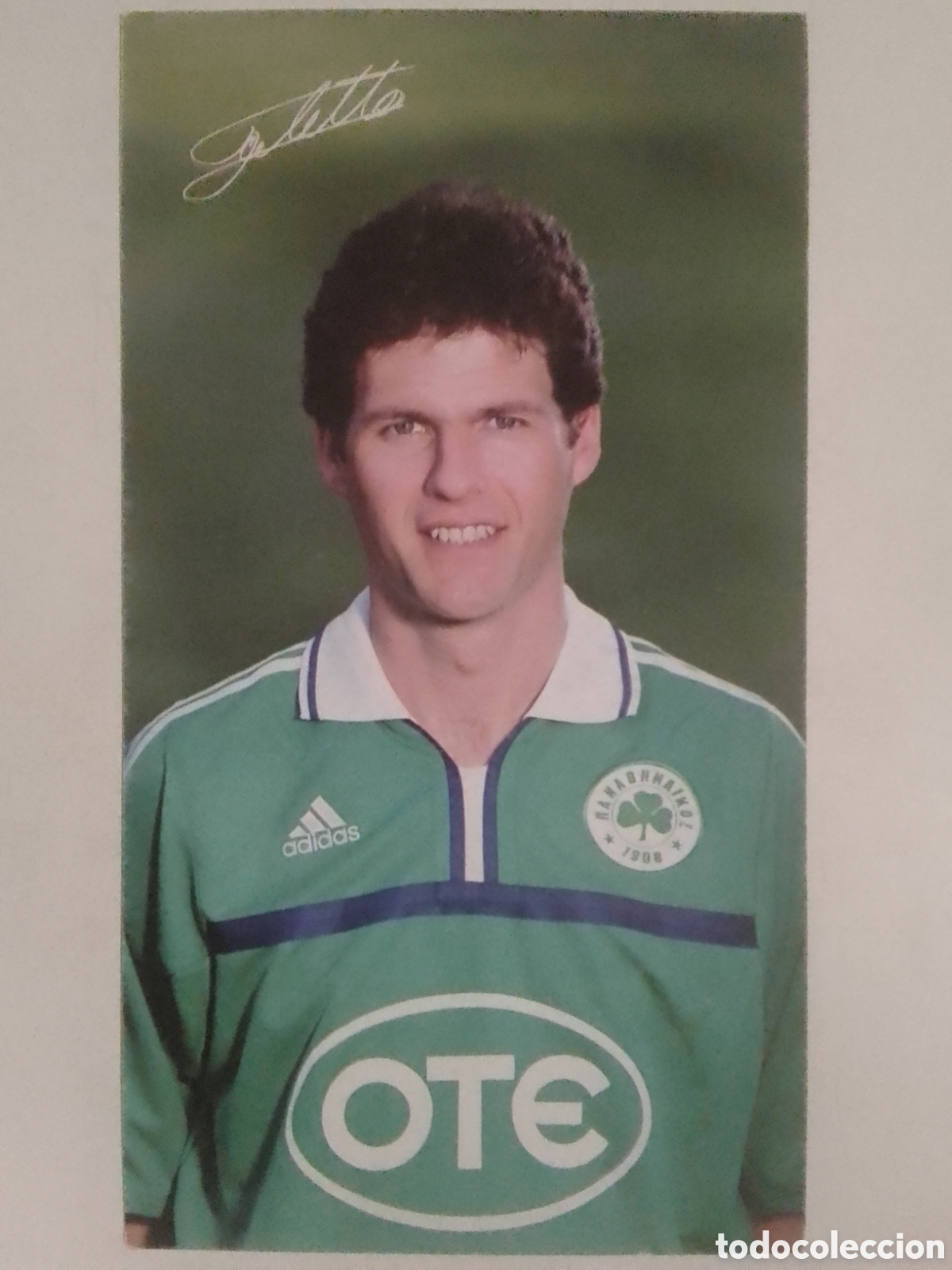 Coleccionismo deportivo: Postal Fernando Galetto &bull; Panathinaikos.