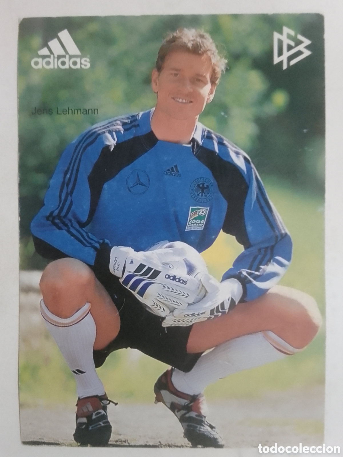 Coleccionismo deportivo: Postal Jens Lehmann &bull; Alemania.